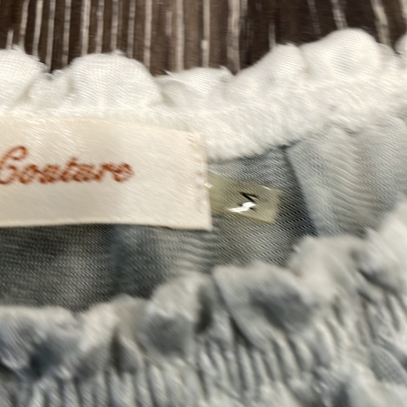 Sheer Short Sleeve Blouse Dress Size Medium - Picture 7 of 10